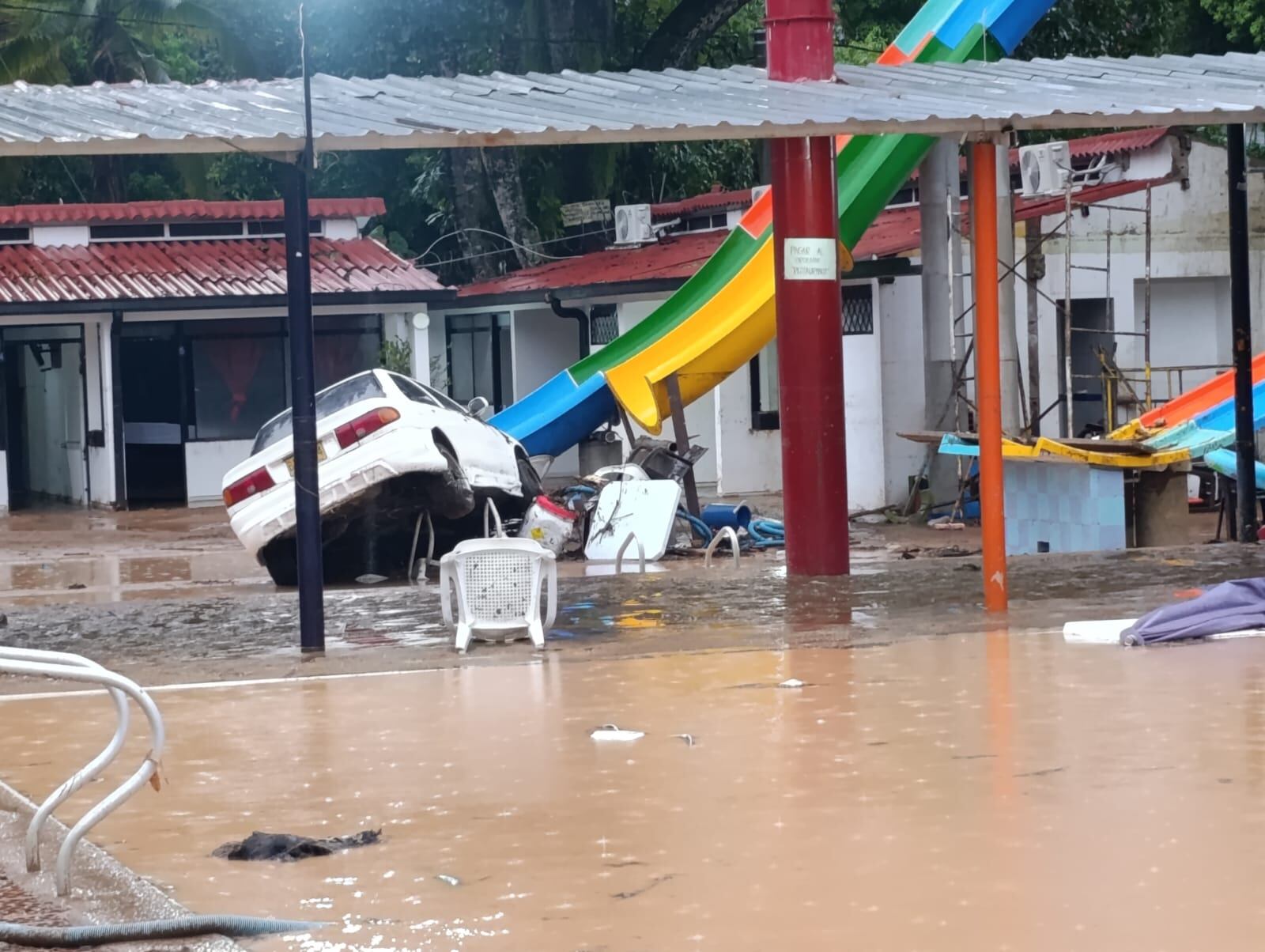 Varios centros turísticos de Melgar quedaron seriamente afectados por las lluvias.