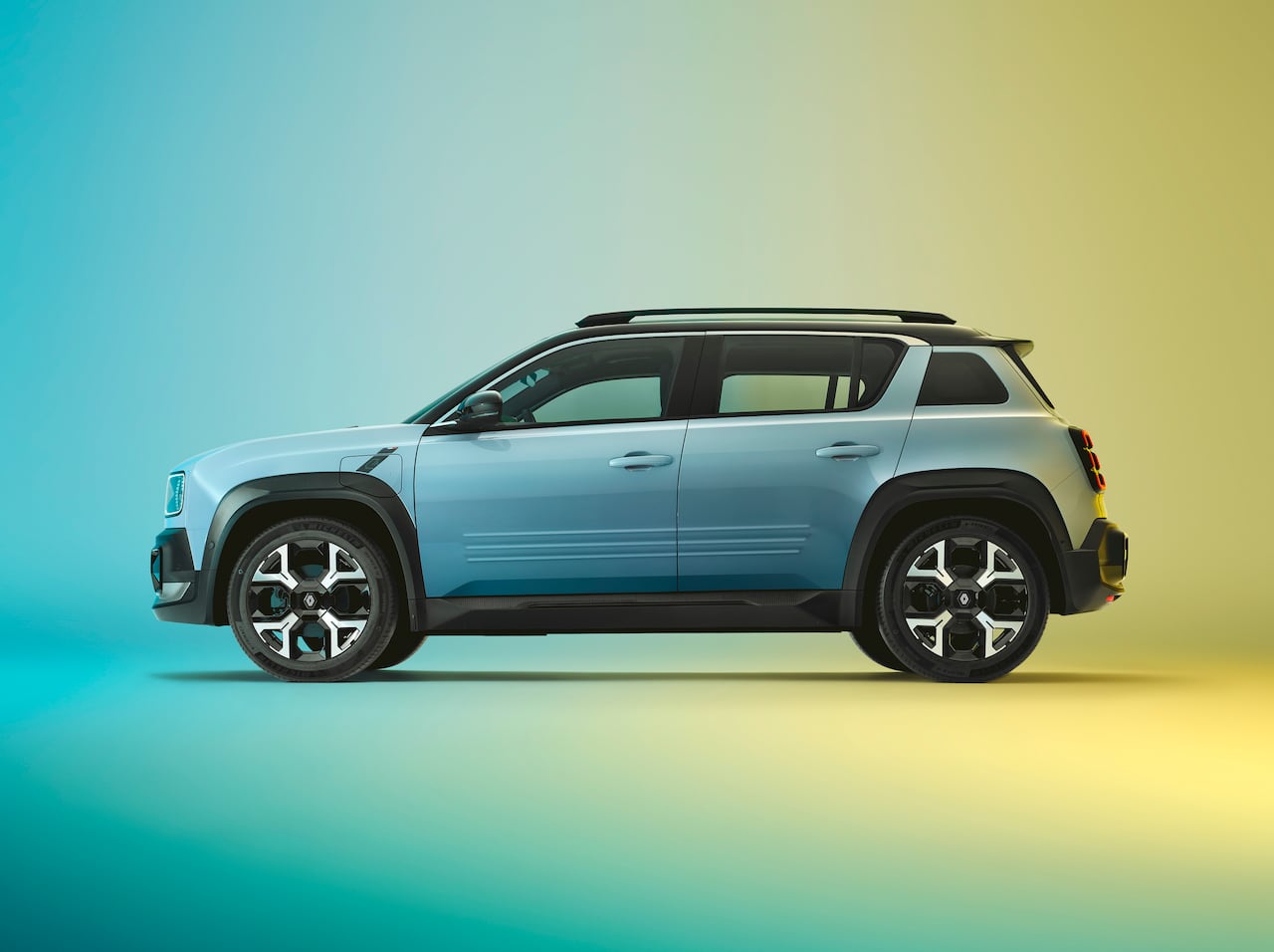 El nuevo Renault 4 fue presentado en el Salón del Automóvil de París.