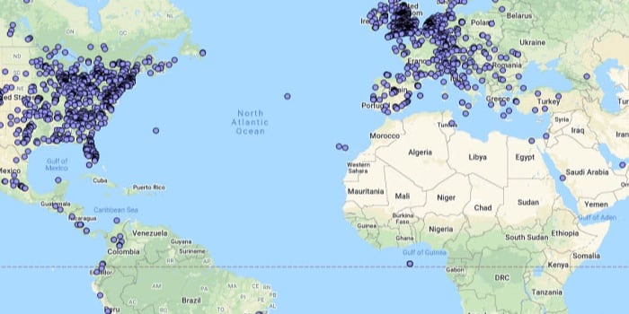 Miles de usuarios han marcado su ubicación en un mapa global para documentar dónde perciben este sonido.