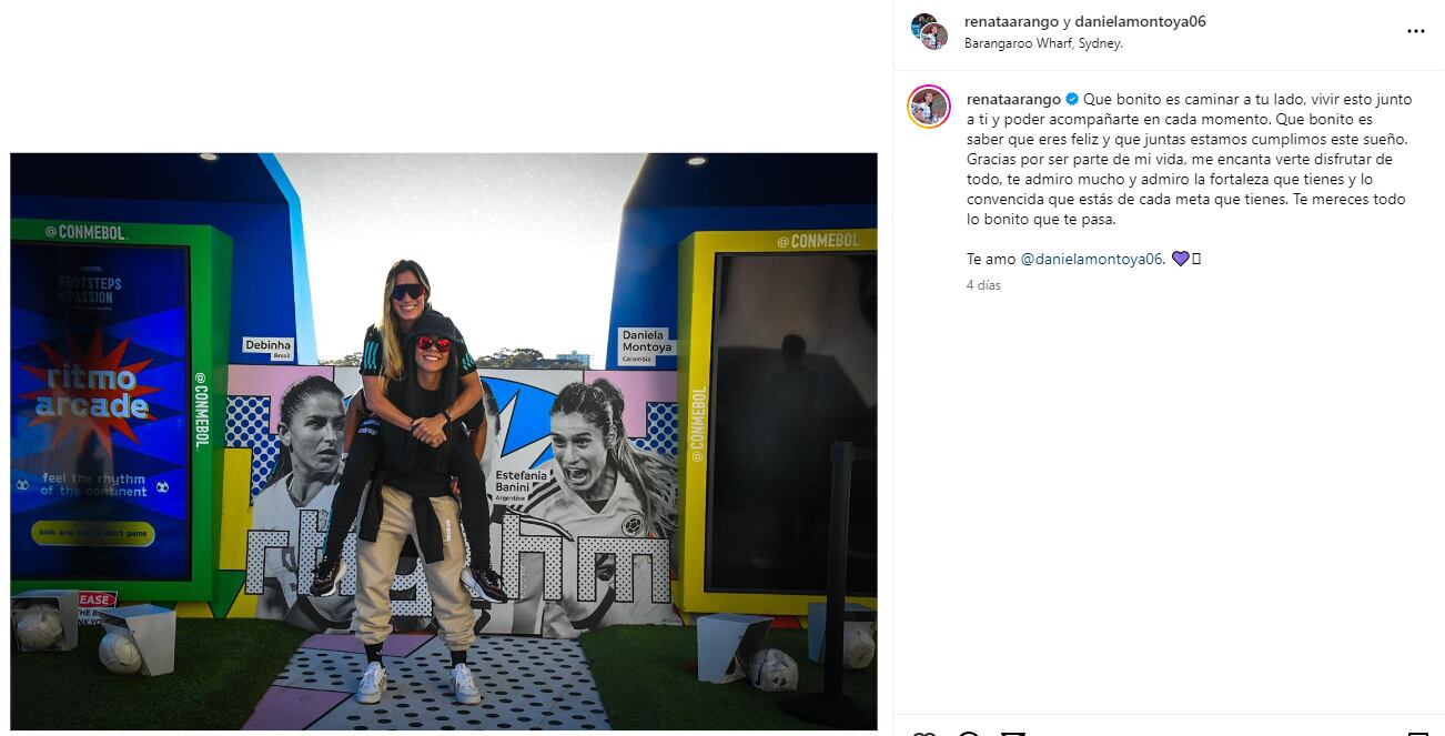 La pareja es una de las relaciones más sólidas del fútbol  femenino en Colombia.