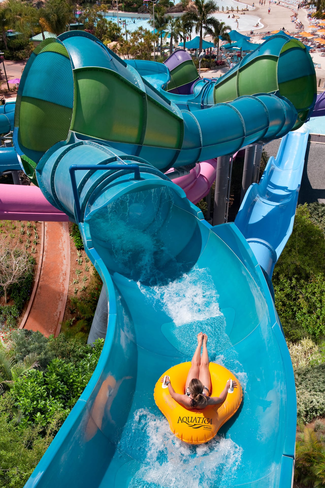 Tobogán Omaka Rocka en Aquatica Orlando, de United Parks and Resorts.