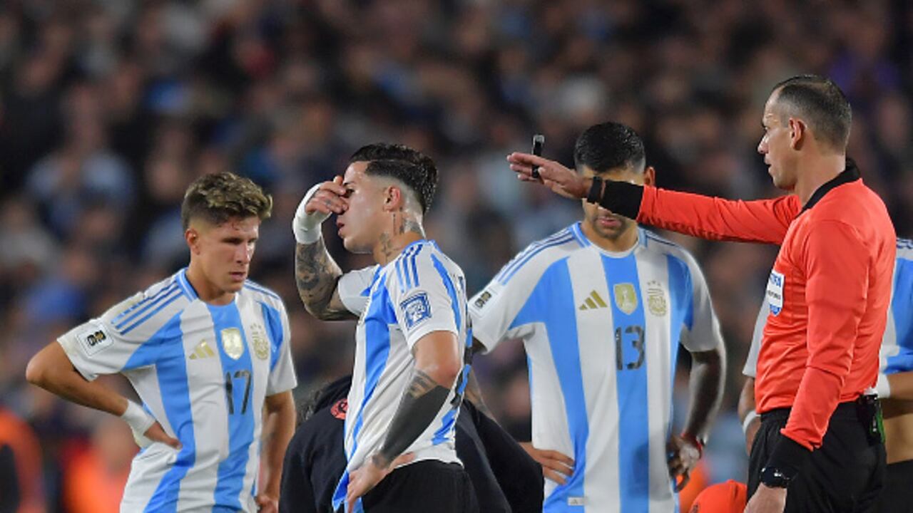 Enzo Fernández sufrió más de la cuenta por lo sucedido ante Colombia