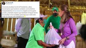 El senador Roy Barreras denunció en Twitter que la vicepresidenta Marta Lucía Ramírez entregó mercados en Vaupés sin tapabocas