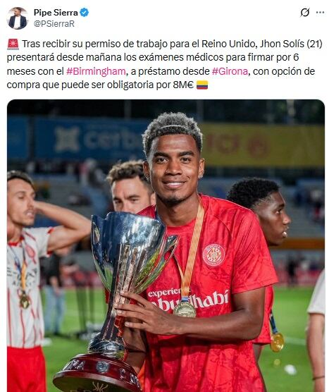 Pantallazo X: @PSierraR