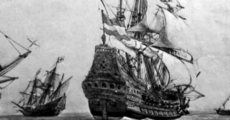 El San José naufragó el 8 de junio de 1708 al recibir cañonazos de barcos ingleses. 