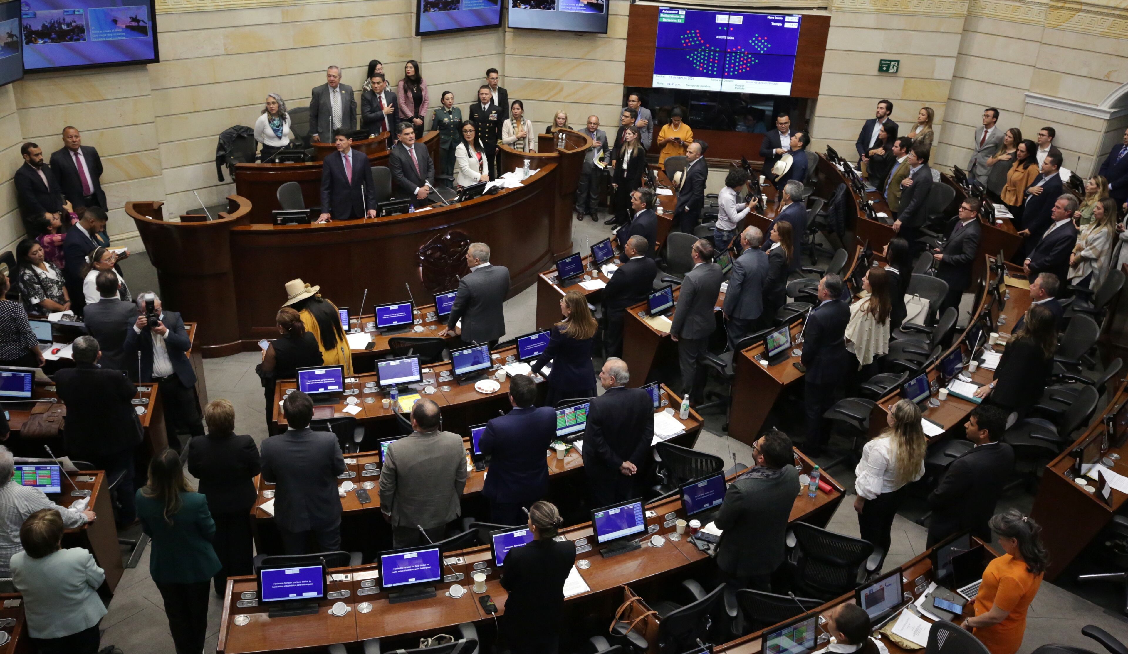 Reforma pensional en el Semana Bogotá 16 abril 2024