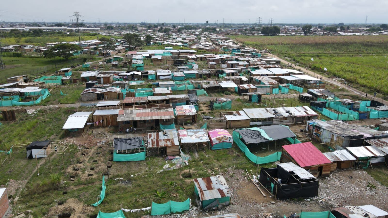 Son aproximadamente 30 hectáreas del terreno Aldovea las que están ocupadas de manera irregular.