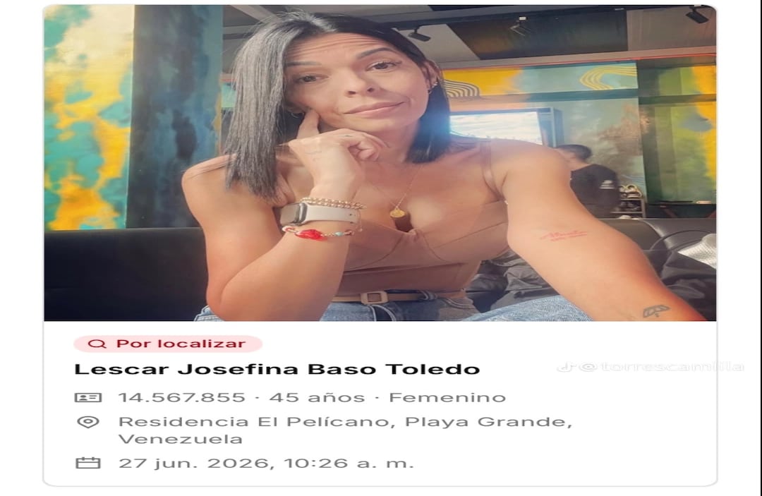 Si tiene información, por favor, comunicarse a los números compartidos o difundir para llegar a más personas.