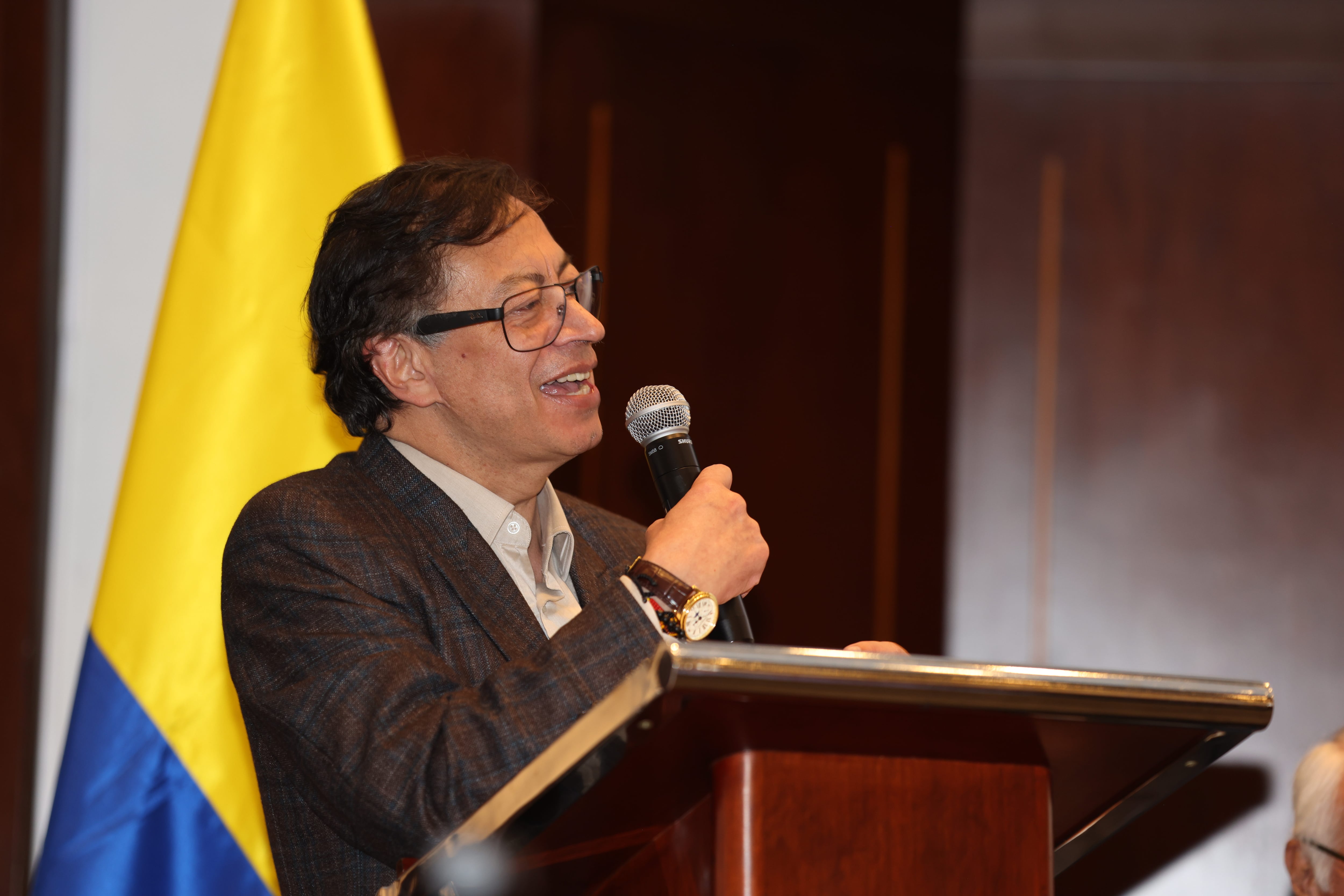 El expresidente de Colombia, Gustavo Petro, y el líder de la oposición y senador del Pacto Histórico, Iván Cepeda, liderarán hoy la presentación del Gabinete por la Vida