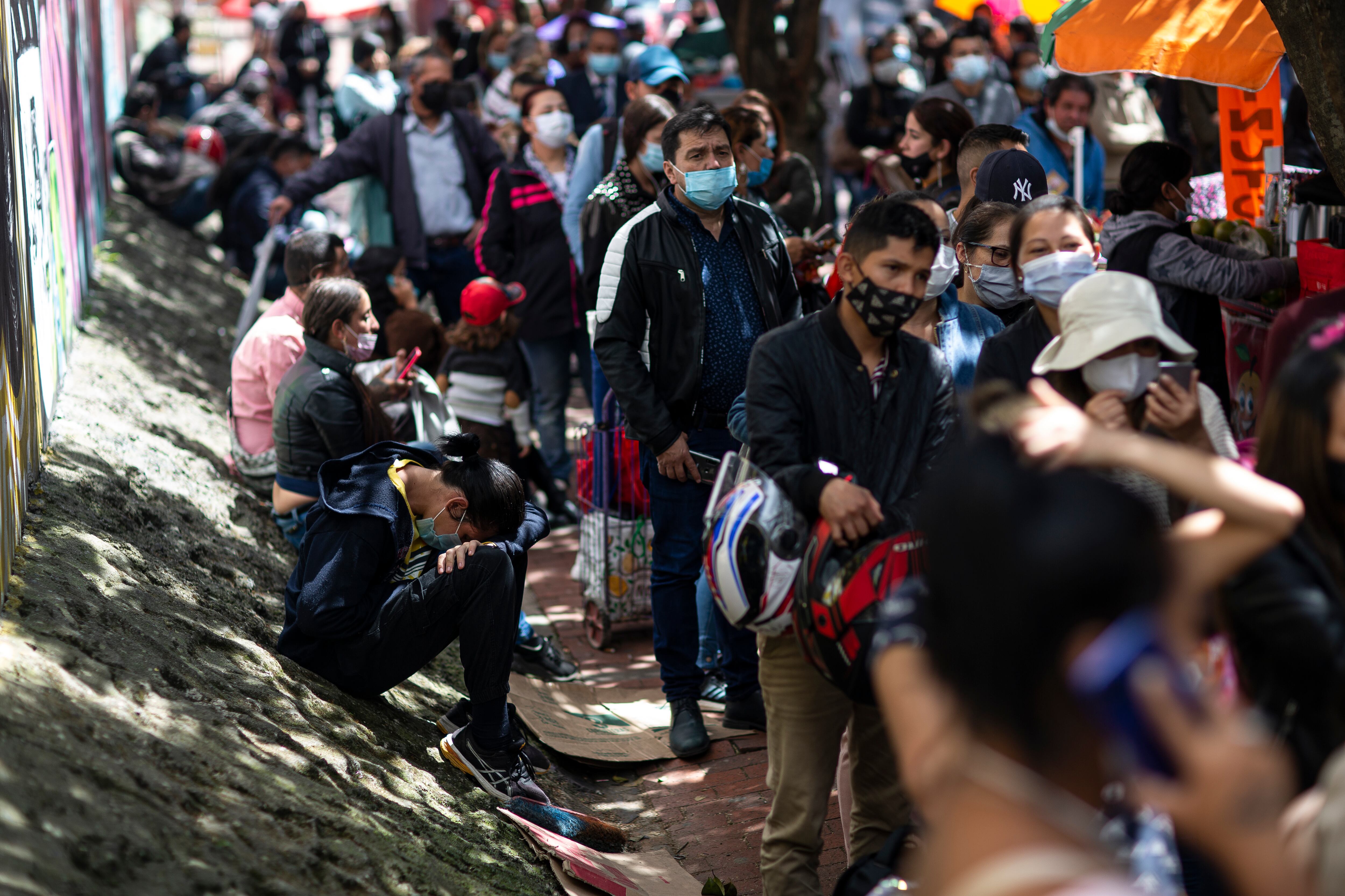 Filas oficina de Pasaportes Ministerio de Relaciones Exteriores