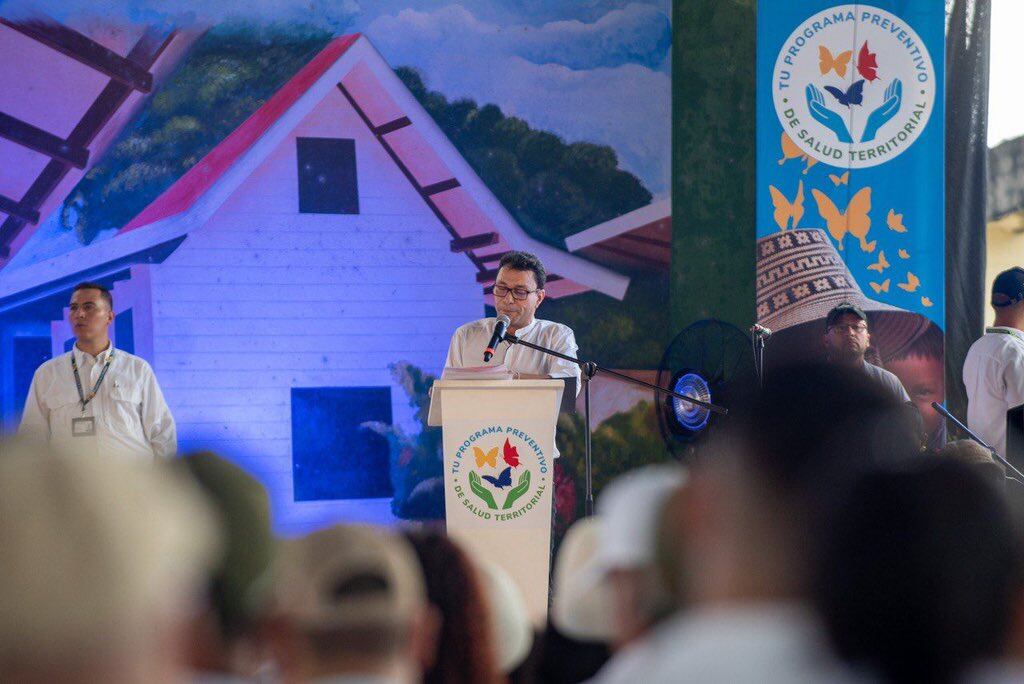 Gobernador de Magdalena, Carlos Caicedo en Aracataca