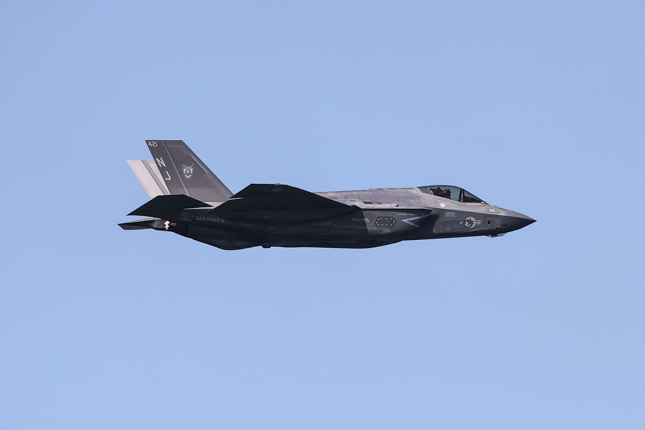 Aviones F-35 de la fuerza aérea norteamericana
