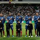 Selección Colombia con Alfredo Morelos en sus filas.