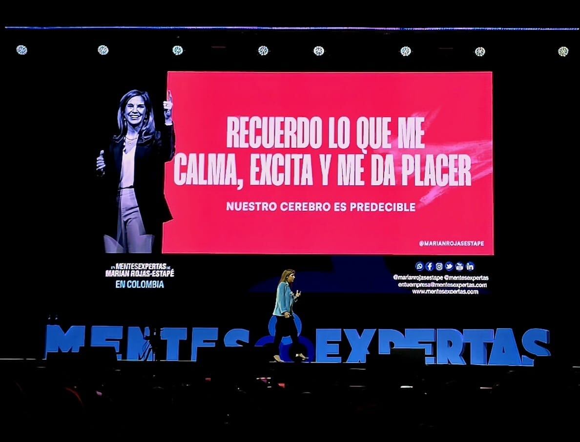 Conferencia Marian Rojas-Estapé en el Movistar Arena de Bogotá el 22 de octubre de 2025