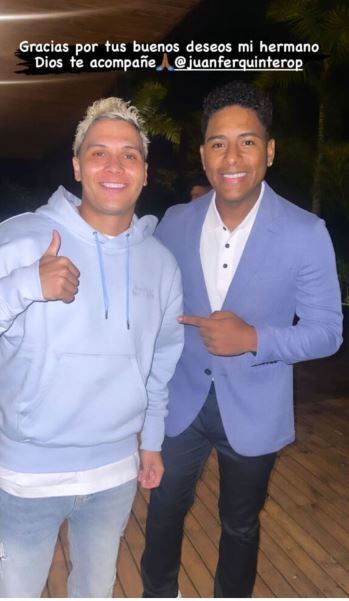 Juan Fernando Quintero asistió a la fiesta de cumpleaños