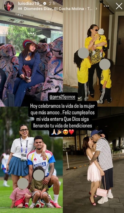 El especial mensaje de Luis Díaz a su esposa por motivo de su cumpleaños.