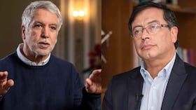 Enrique Peñalosa y Gustavo Petro