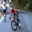 Santiago Buitrago en un intento más por lograr su soñado triunfo de etapa en una grande