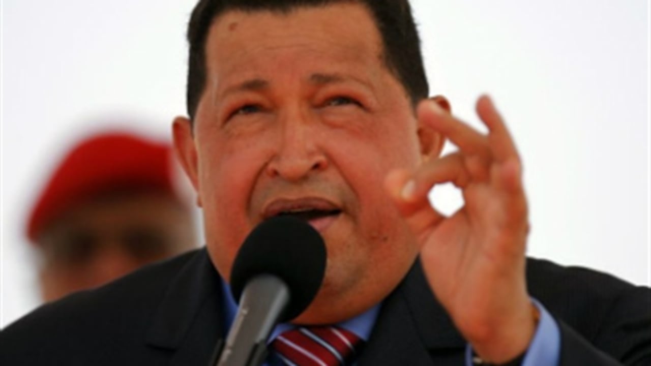 Hugo Chávez Frías, presidente de Venezuela.