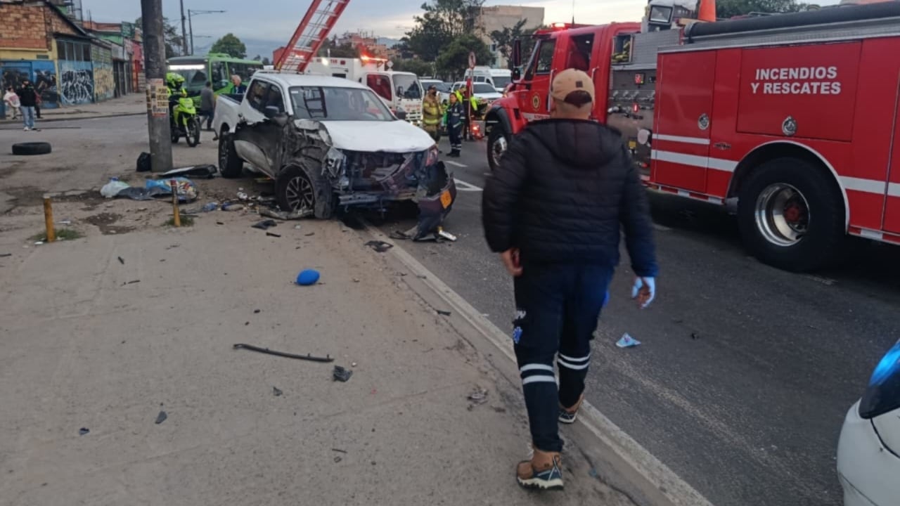 Accidente en la localidad de Kennedy.