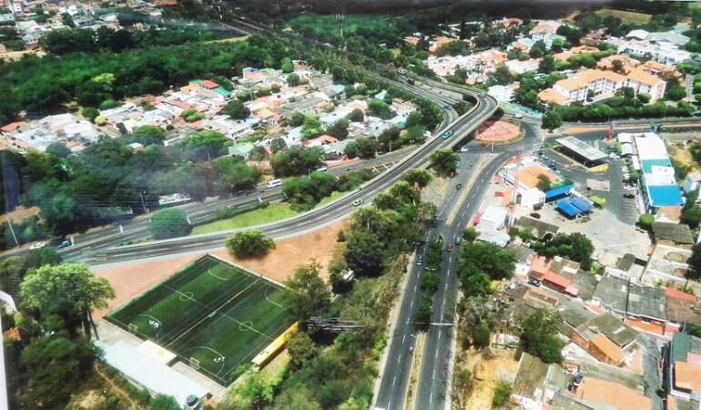 Imagen de referencia del proyecto del puente que se construiría en la redoma de Pinar del Rio