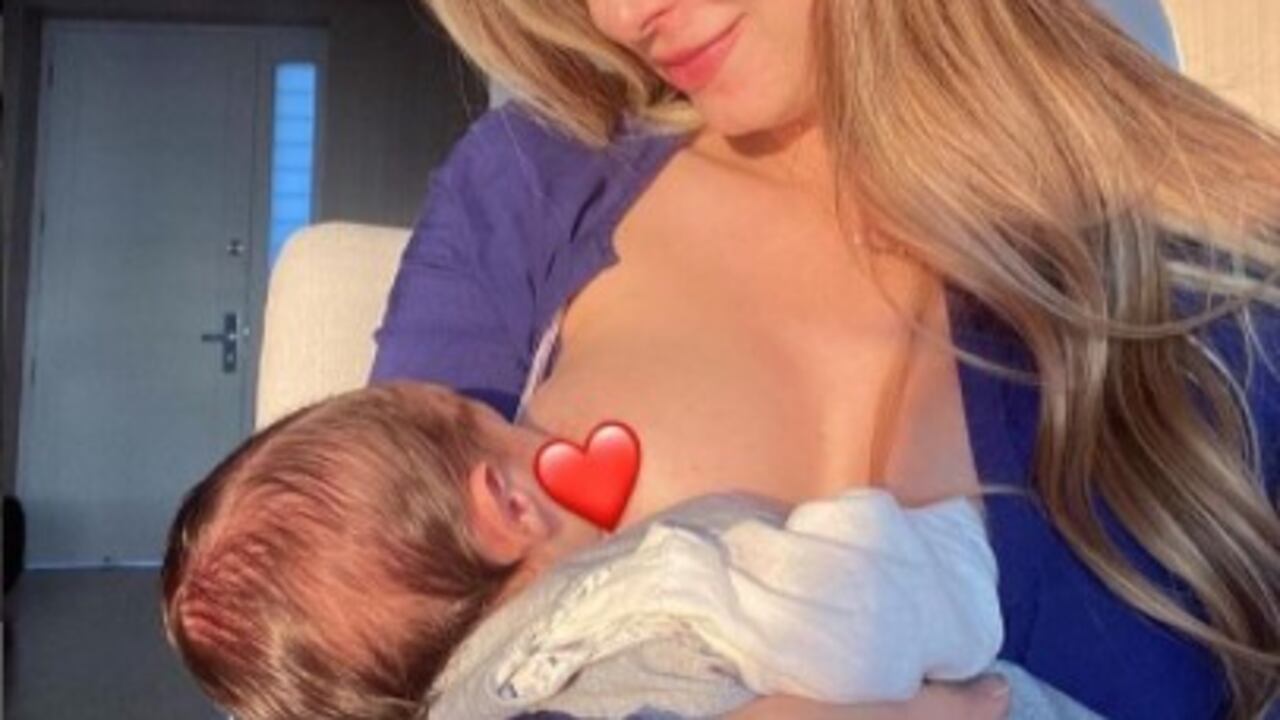 La presentadora Cristina Hurtado le contó a sus seguidores una anécdota sobre su bebé