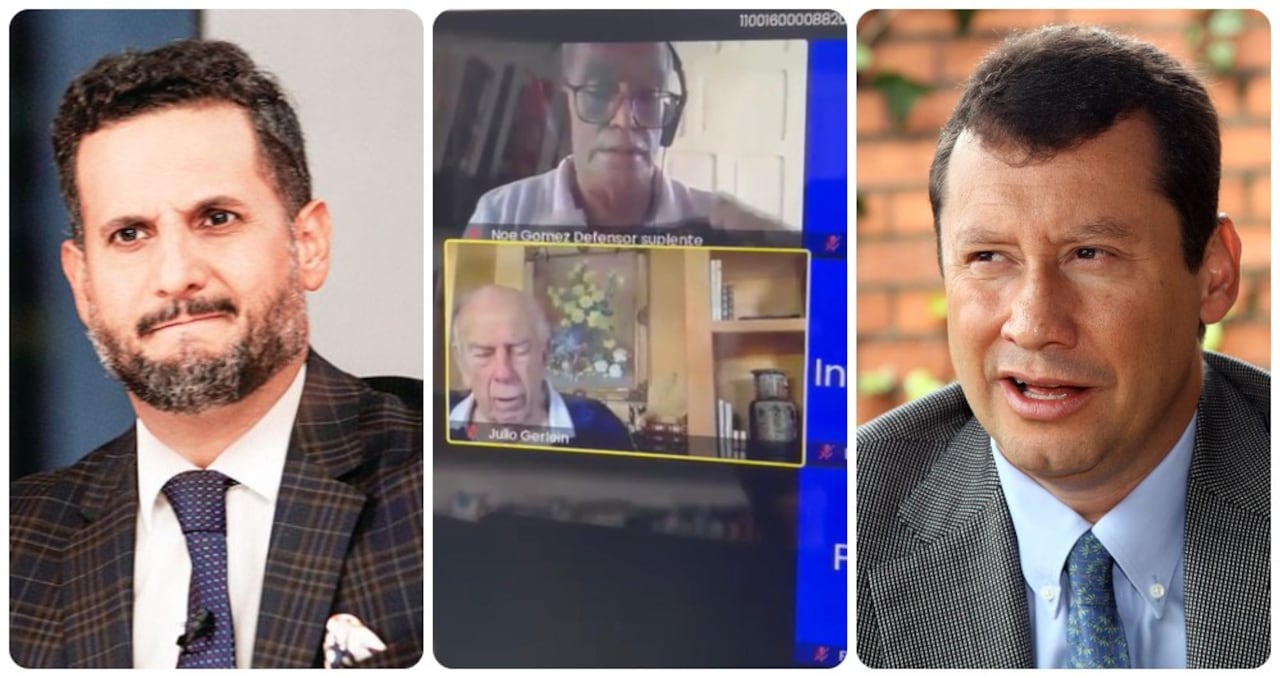 Miguel Ángel del Río, Julio Gerlein y Jaime Lombana,.