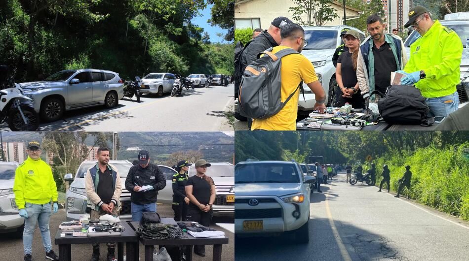 Camionetas de la UNP halladas en Antioquia con disidentes de las Farc.