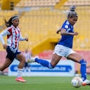 Kena Romero fue elegida, recientemente, la #JugadoraMundoMillos en la victoria de Las Embajadoras sobre La Equidad por la fecha 12 de la Liga Femenina.