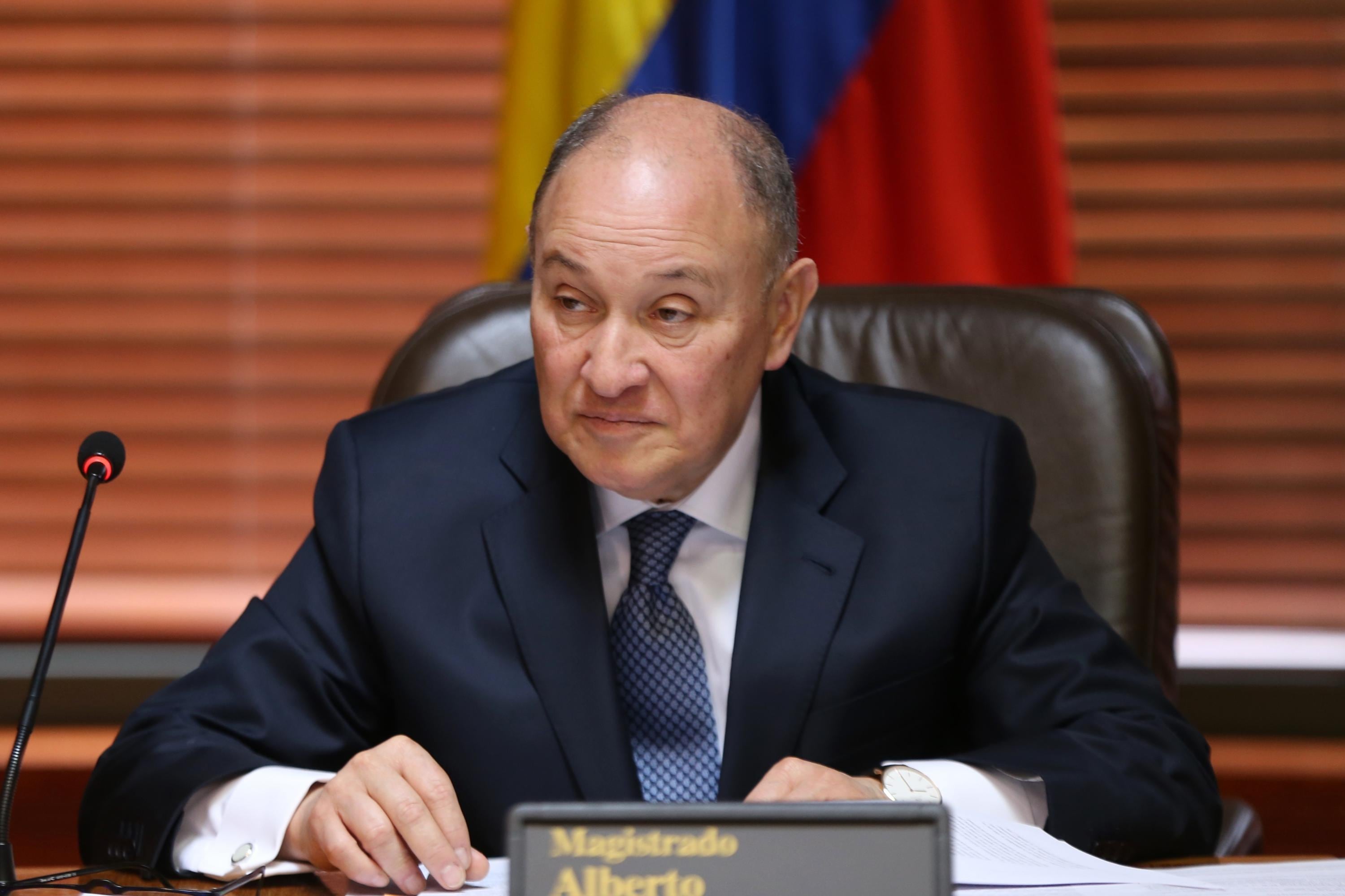 Alberto Rojas Ríos, Presidente de la Corte Constitucional.