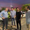 Presidente de la Fórmula 1 recorrió Barranquilla con el alcalde de la ciudad.
