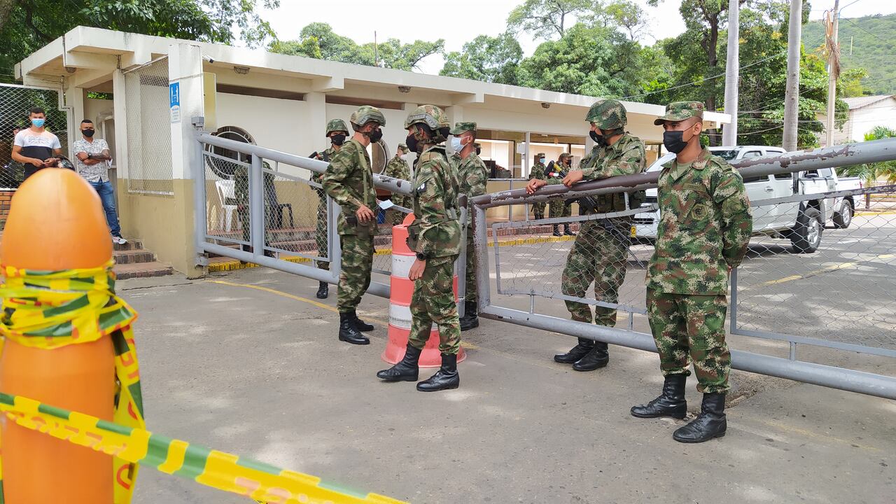 Brigada 30 del Ejercito en la ciudad de Cucuta salida rueda de prensa