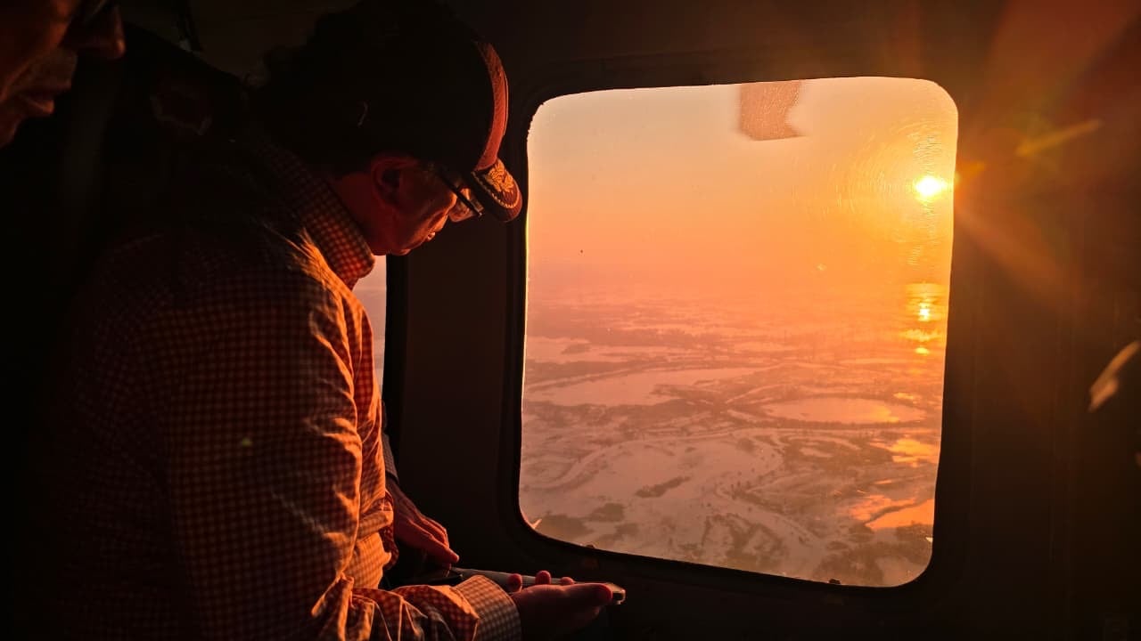 Presidente Petro sobrevoló Córdoba