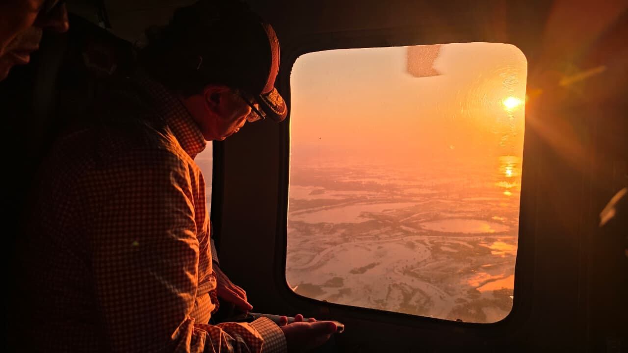 Presidente Petro sobrevoló Córdoba