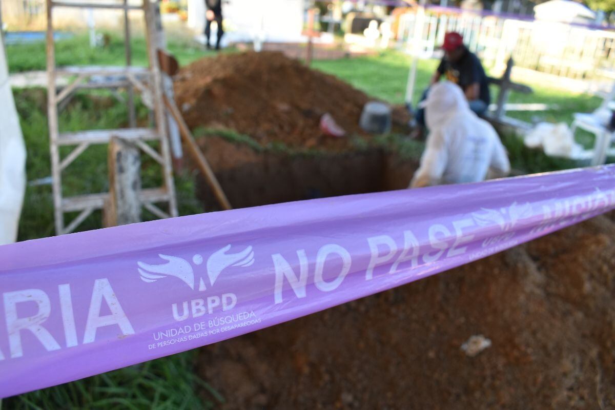 Unidad de Búsqueda de Personas Desaparecidas (Ubpd)  recuperó 14 cuerpos en Meta