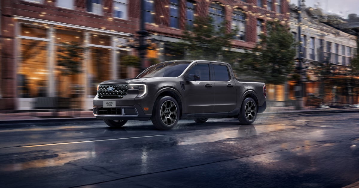 Ford presentó en Colombia su camioneta Maverick con dos versiones completamente híbridas, la XLT 4x2 y la Lariat 4x4.