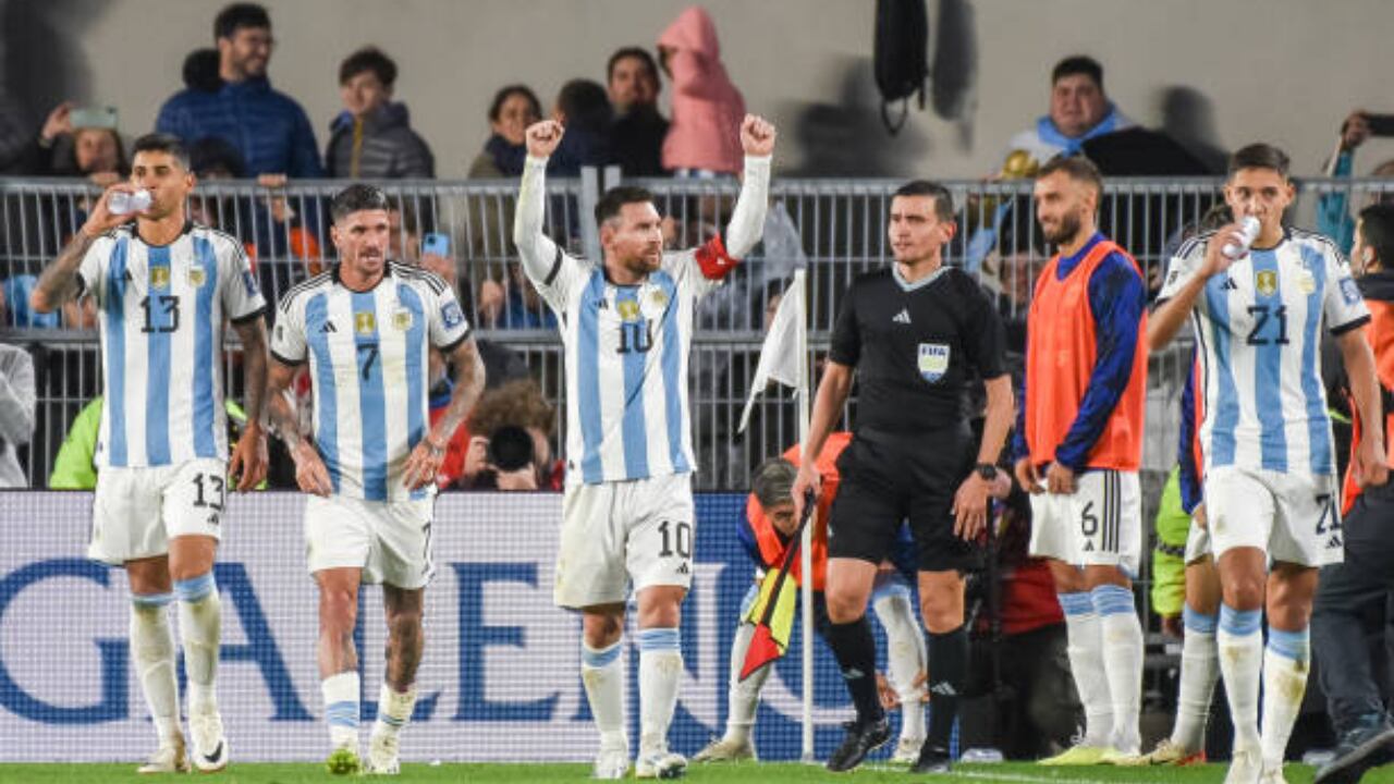 Messi liderando a Argentina en las eliminatorias sudamericanas.