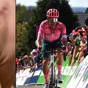 El Toro de Urrao dio evidencia de las marcas que le quedaron después de las caídas sufridas en las últimas carreras.