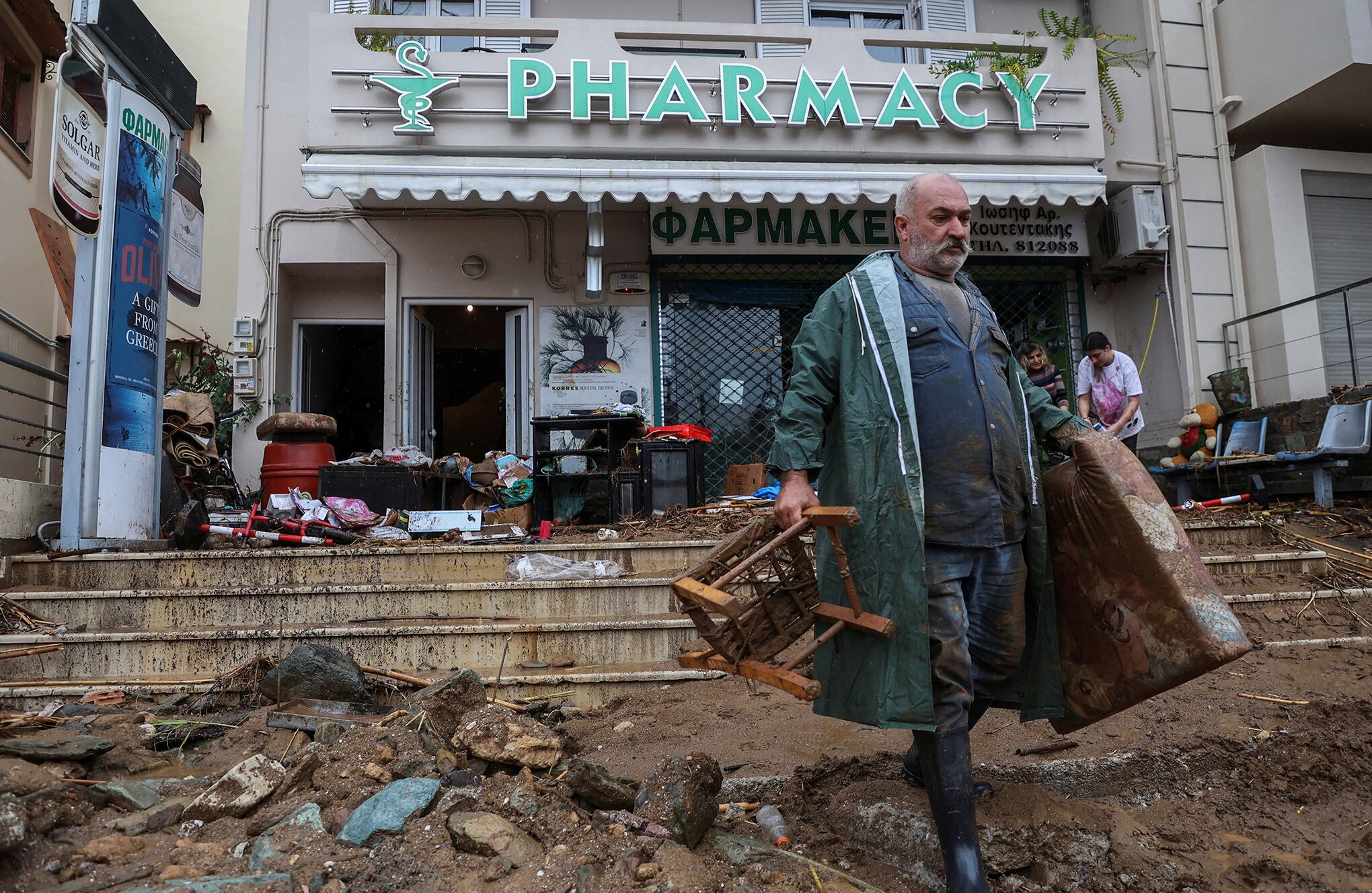En imágenes : Inundaciones mortales en la isla griega de Creta