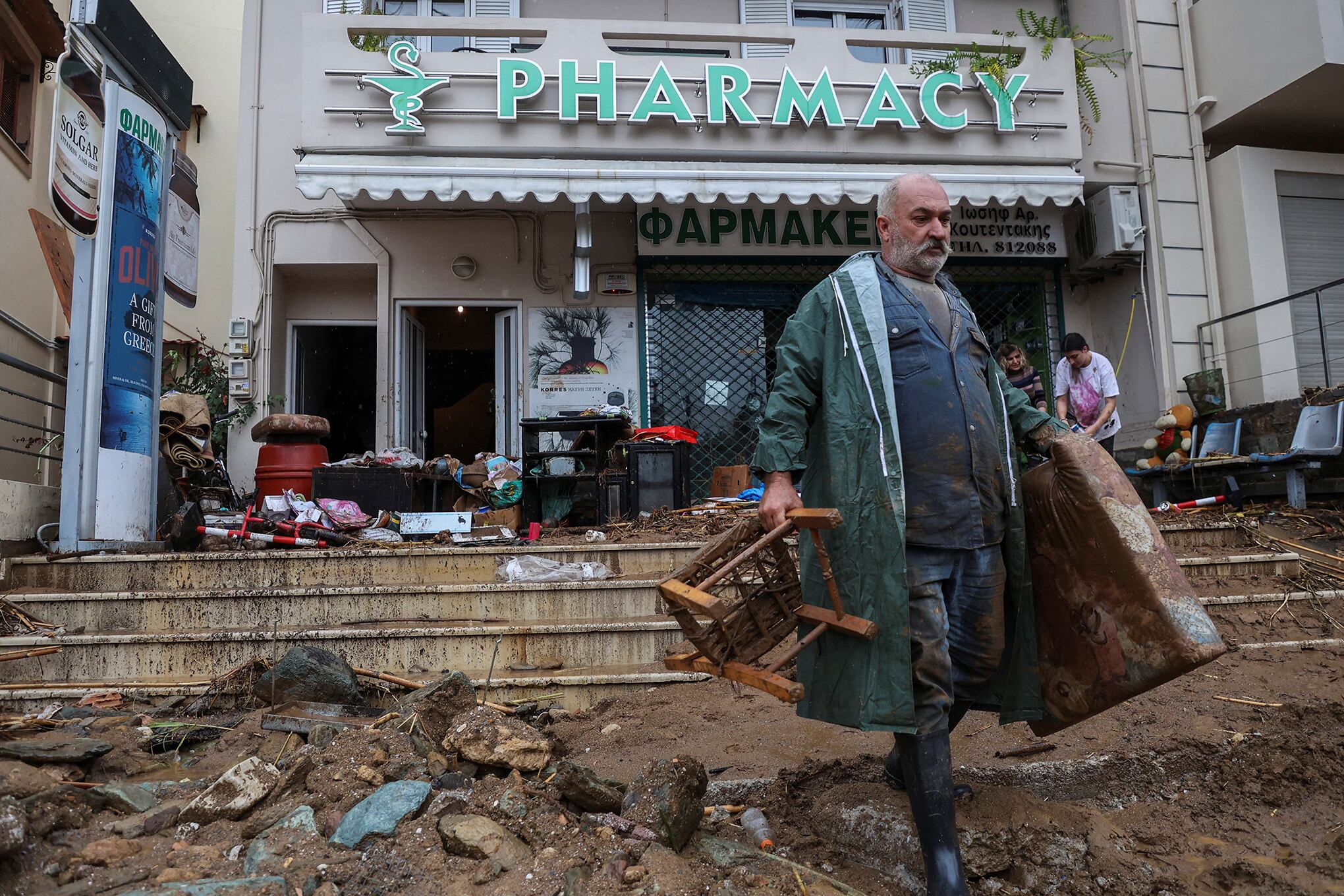 En imágenes : Inundaciones mortales en la isla griega de Creta