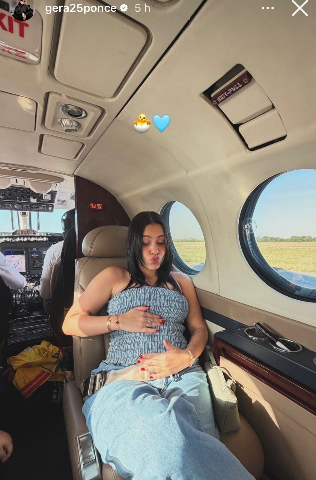 La esposa de Luis Díaz presumió su barriguita de embarazo.