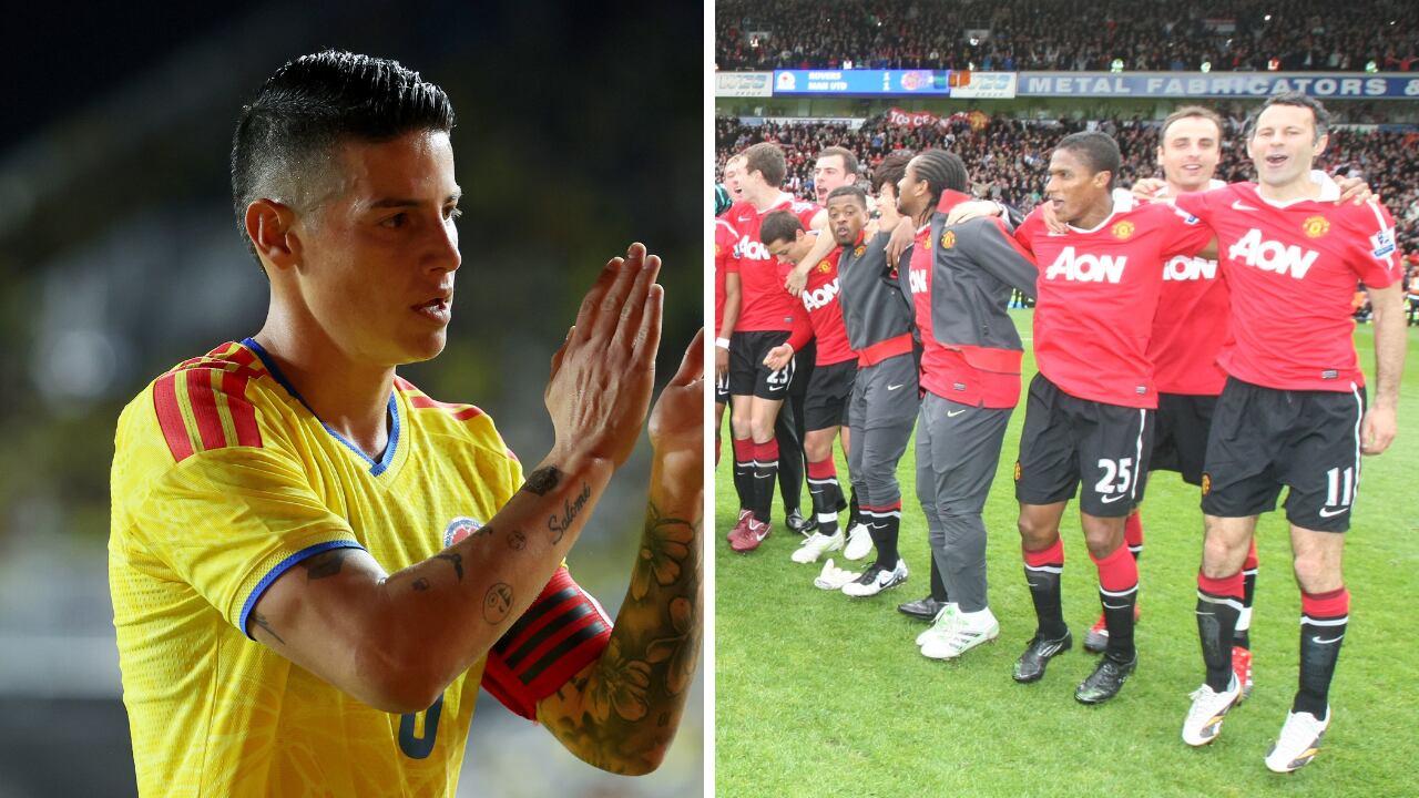 El bicampeón de Premier League, con Manchester United, que elogió a James Rodríguez.