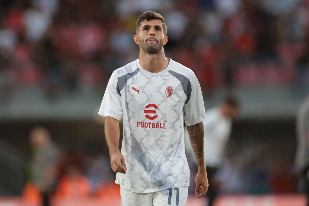 Christian Pulisic llegó al AC Milan desde el Chelsea.