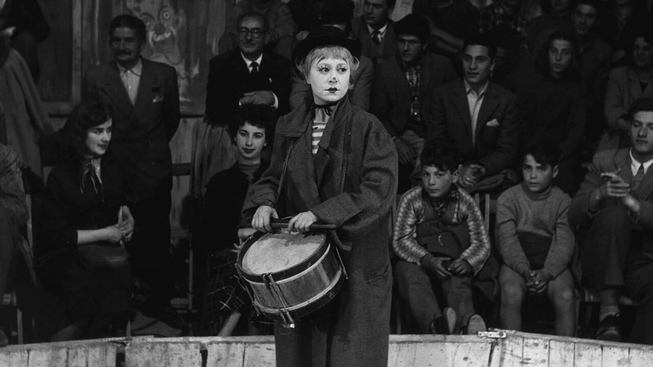 Fotografía de "La Strada" de Federico Fellini. Cortesía de la Cinemateca de Bogotá