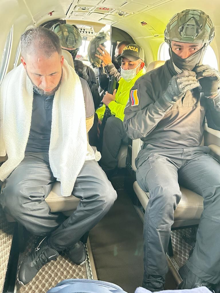 Trasladan a Bogotá a alias Kakin, cabecilla de Los Flacos.