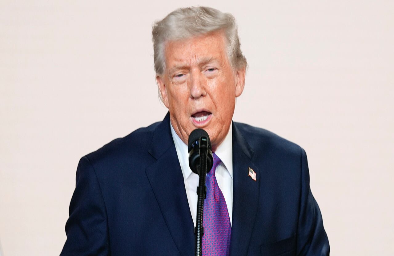 Donald Trump, presidente de los Estados Unidos.