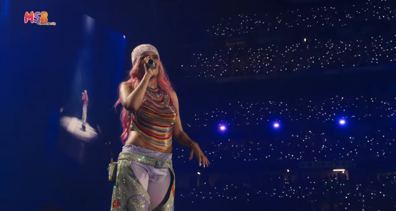 Karol G dio por terminado su concierto en Madrid.