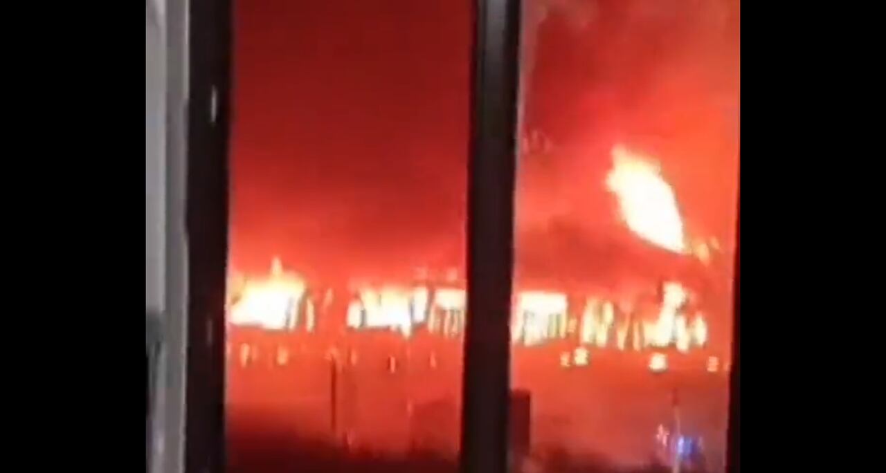 La emergencia ha afectado varias casas de la zona.