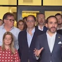 Abelardo De La Espriella y sus ministros.