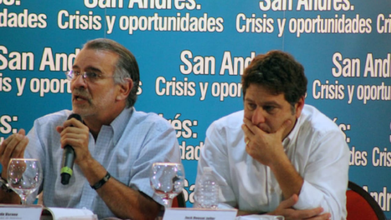 Eduardo Verano de la Rosa, exgobernador de Atlántico y Jack Housni Jaller, representante a la Cámara por San Andrés.